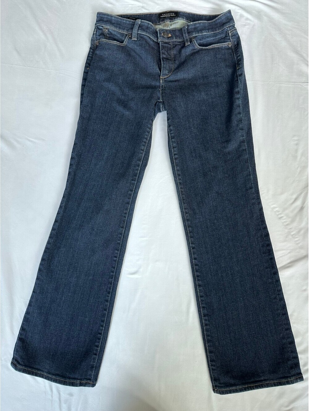 Talbots 6P Petite Flawless Five-Pocket Bootcut Stretch Denim Jeans